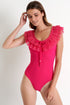 Shan Mia Mesh over shoulder one-piece